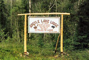 Argyle Lake Lodge Road Signs